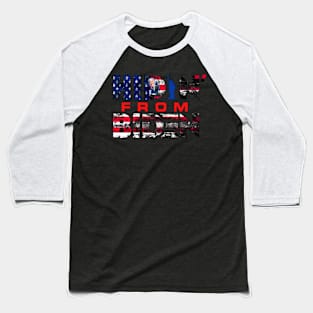 Hidin' From Biden Baseball T-Shirt